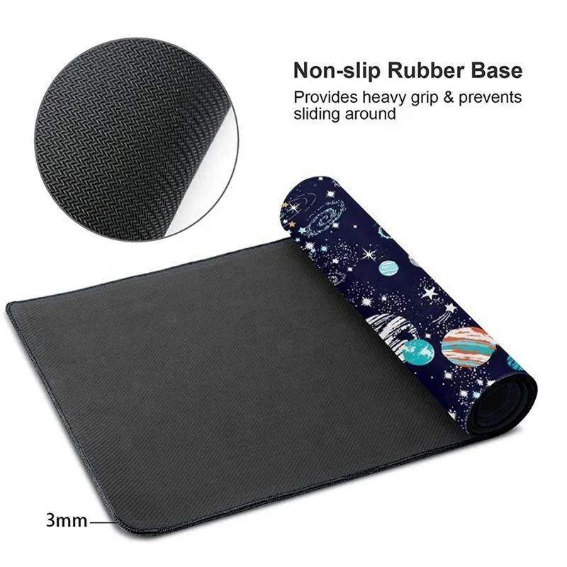 Cartoon Gaming Mouse Pad Anti-Slip Rubber Base Desktop Laptop Keyboard Pad