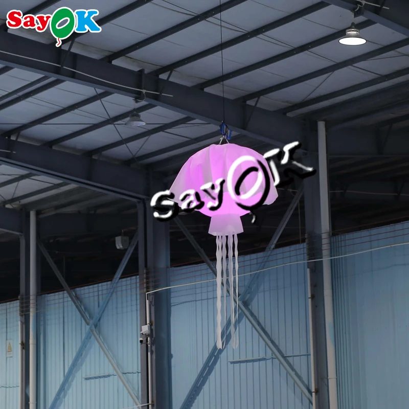 Sea Event Party Decoration Inflatable Jellyfish Inflable Hanging LED Lighting Inflatable Model