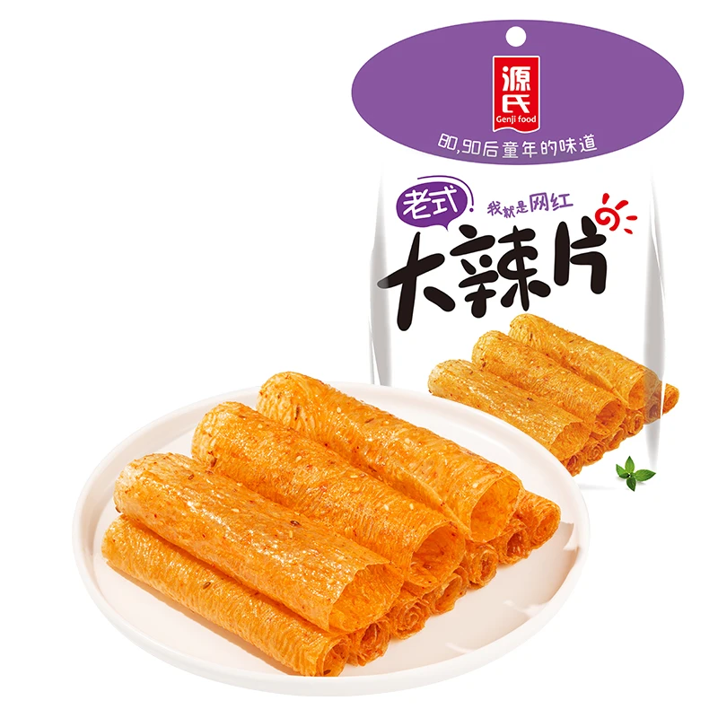 
China best-selling spicy brand spicy delicious snack products Wholesale Chinese Mini Protable OEM bean curd slice food 