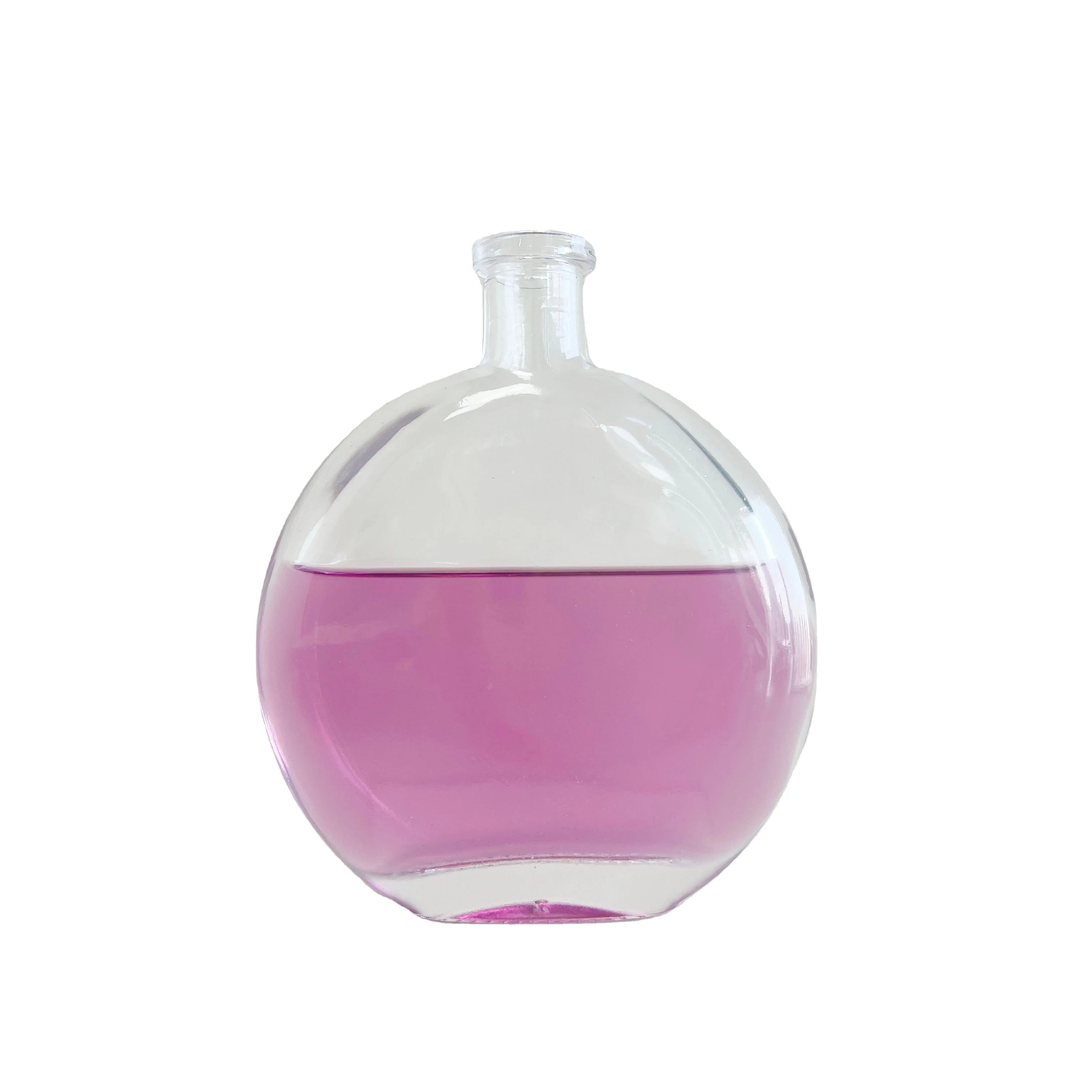 200ml High Flint Whisky Brandy XO Spirit Glass Liquor Bottle Alcoholic Beverage Round Tequila Glass Wine Bottle