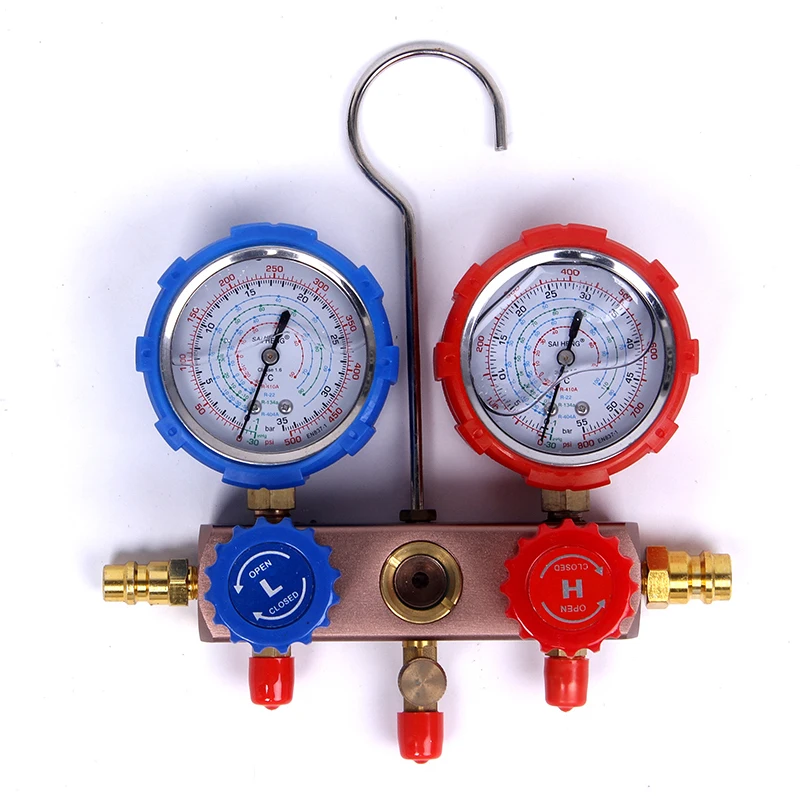 Factory Direct Air Conditioner refrigeration Manifold Gauge Set  refrigerant pressure gauge