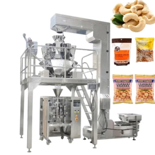 Automatic Multihead Weigher Chips Food Filling Machine Semi Automatic Packaging Machine 30-70 Bags Per Min 0.3~1.5g 10~3000g Per