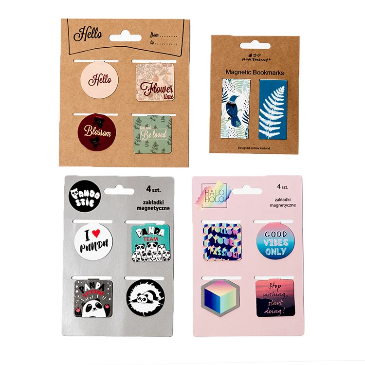  Promotion Gift Cute Magnetic Bookmark Flexible Paper Printed Magnet