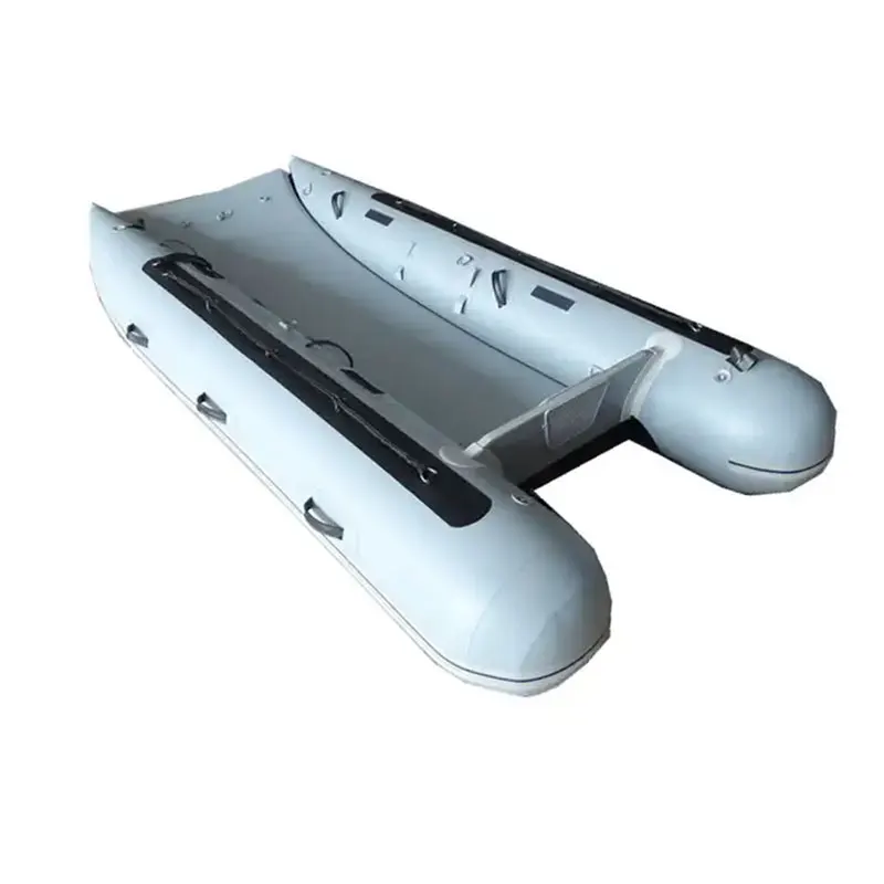 New product 3.4m row catamaran boat 5 persons inflatable boat for sale