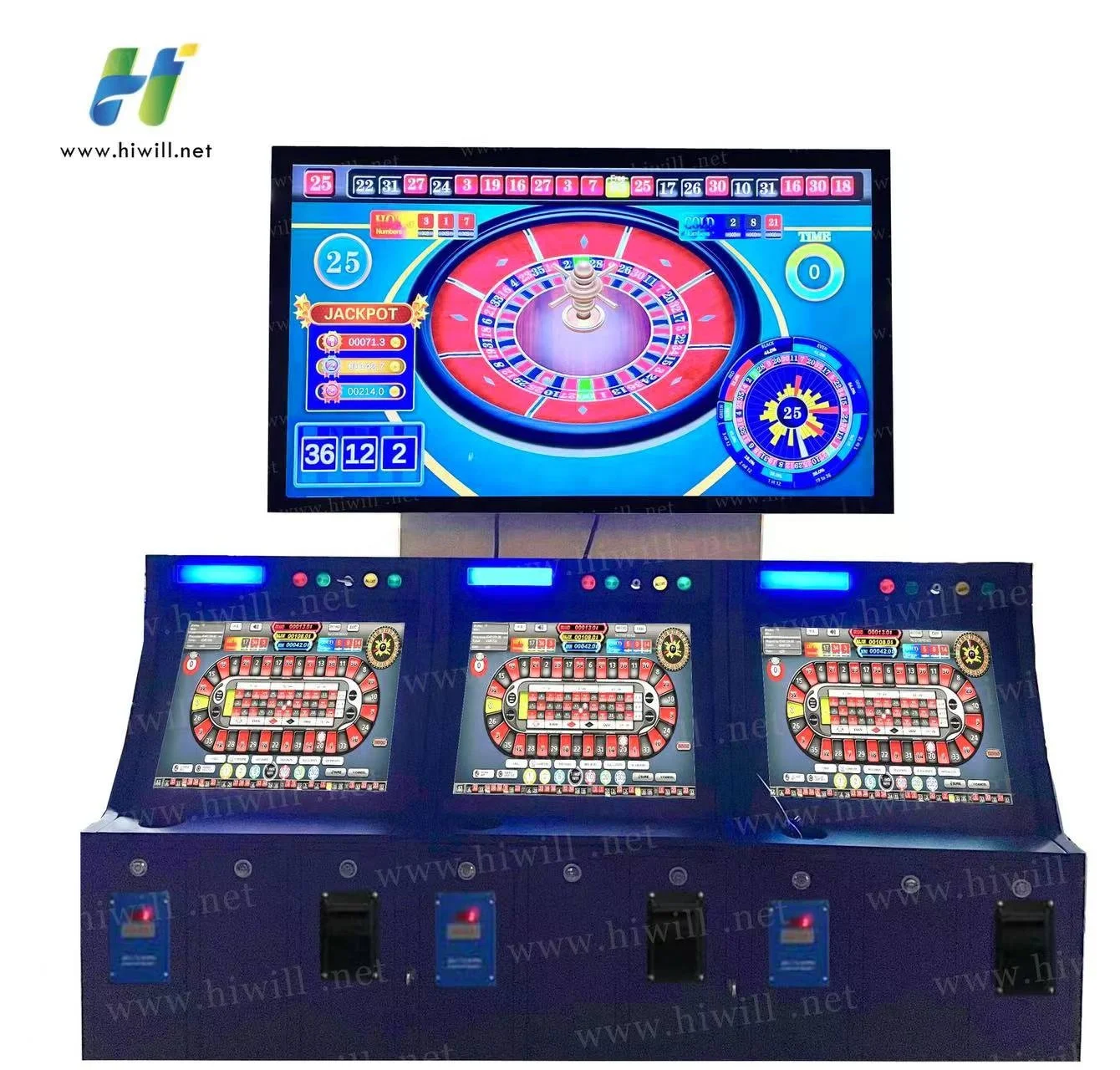 Trinidad Super mega roulette 3 lucky numbers wall roulette game 3 jackpot system roulette machine