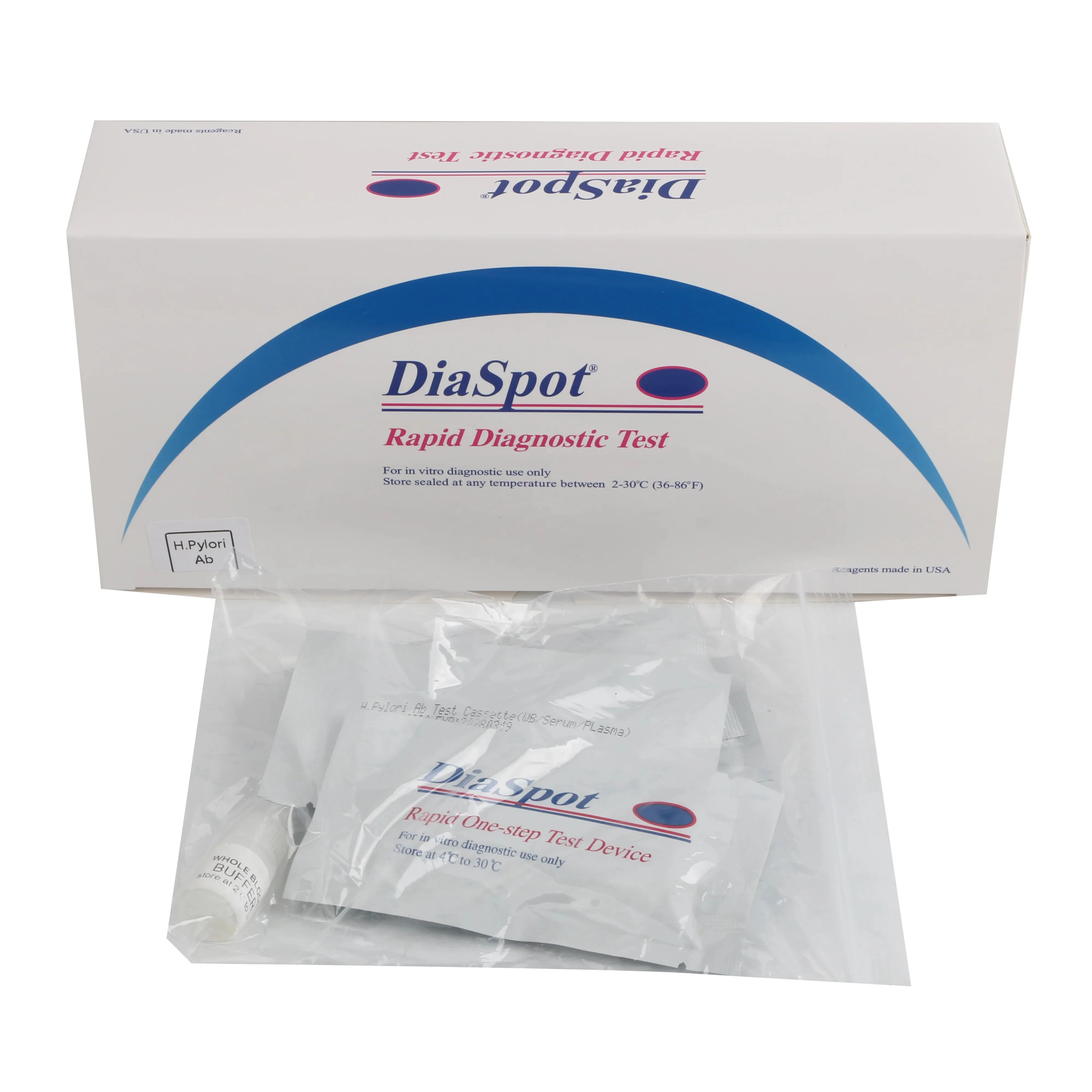 Diaspot H.Pylori Ab Test Cassette  High Accuracy and Eco-Friendly Rapid Test Strip