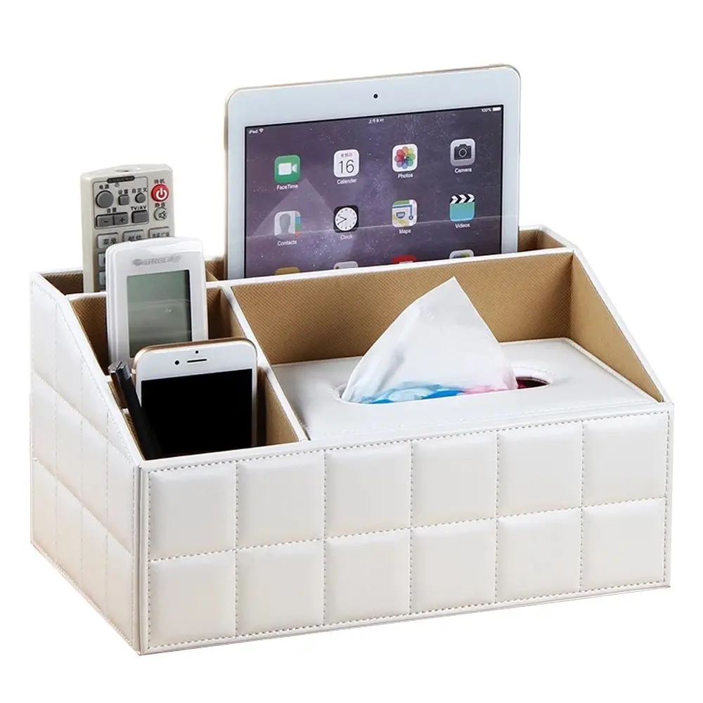 
TV remote control storage box living room creative European home desk coffee table multi-function napkin tissue box 