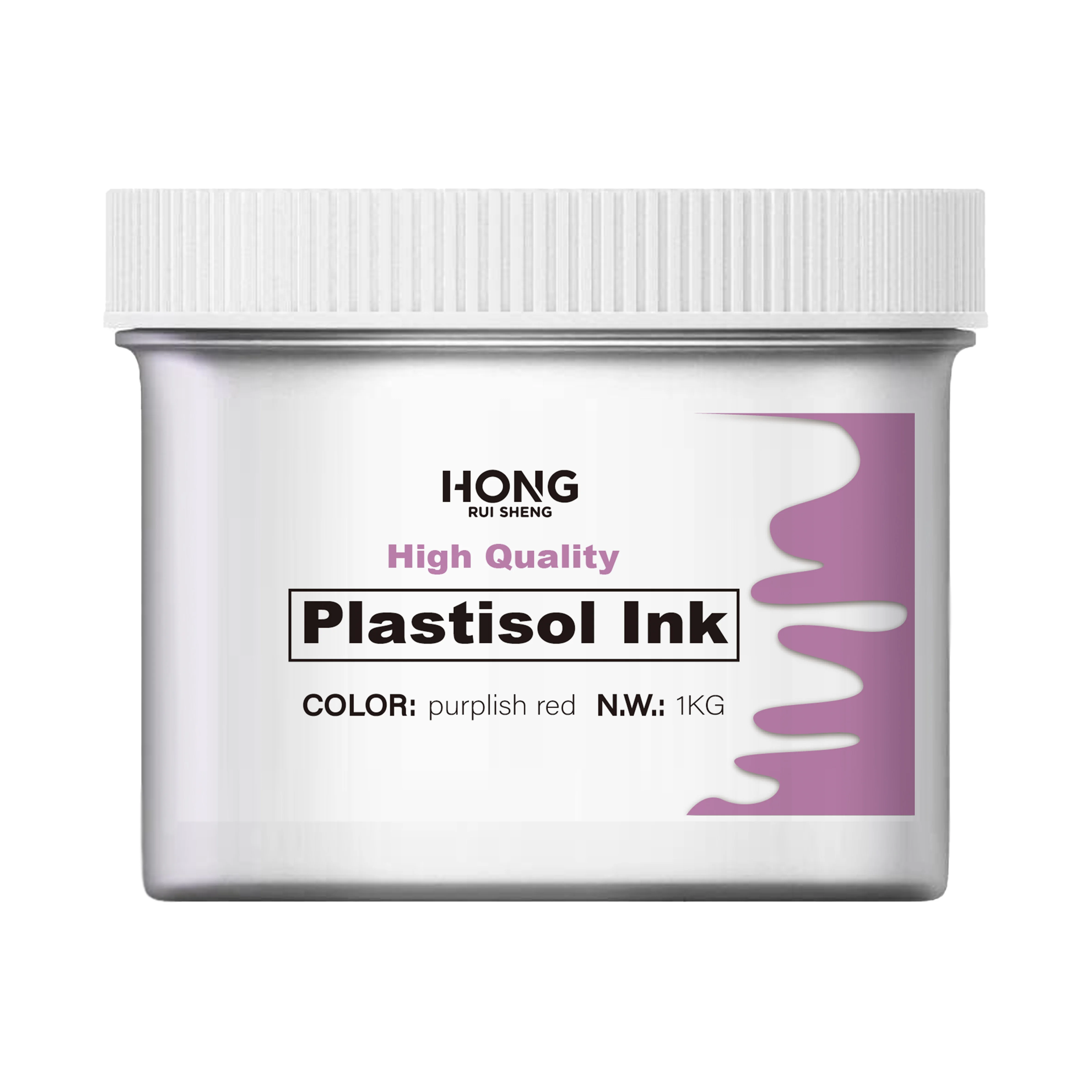 SOLLYD Purplish Red Screen Printing Plastisol Ink - A Cost-effective Choice, Making Your Prints More Outstanding