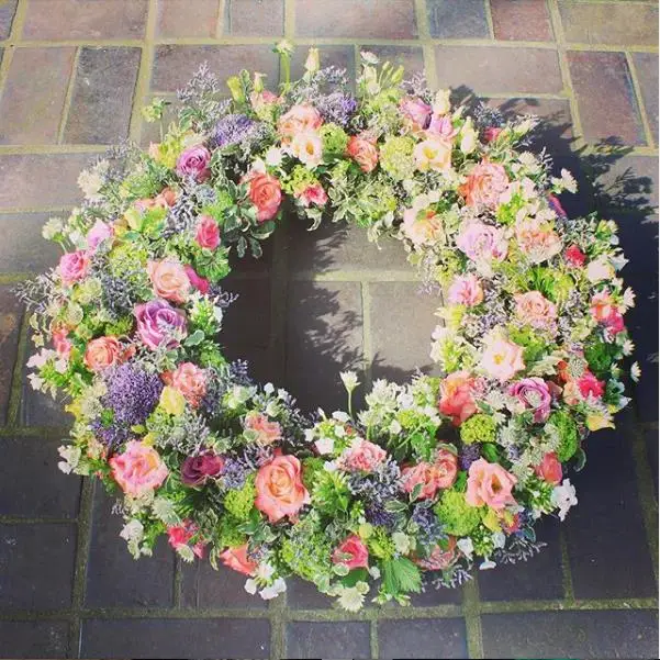 Artificial flower for funeral wearths silk flower for memorial