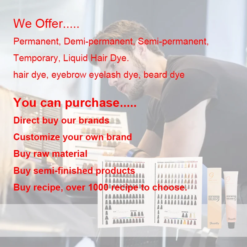 Own brand The best natural hair dye Permanent hair dye