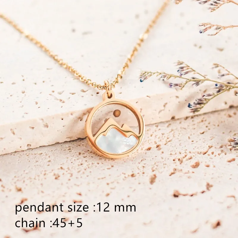 Fashion Stainless Steel Faith Necklace Mustard Seed Triangle Gold Silver Scripture Necklace Gift