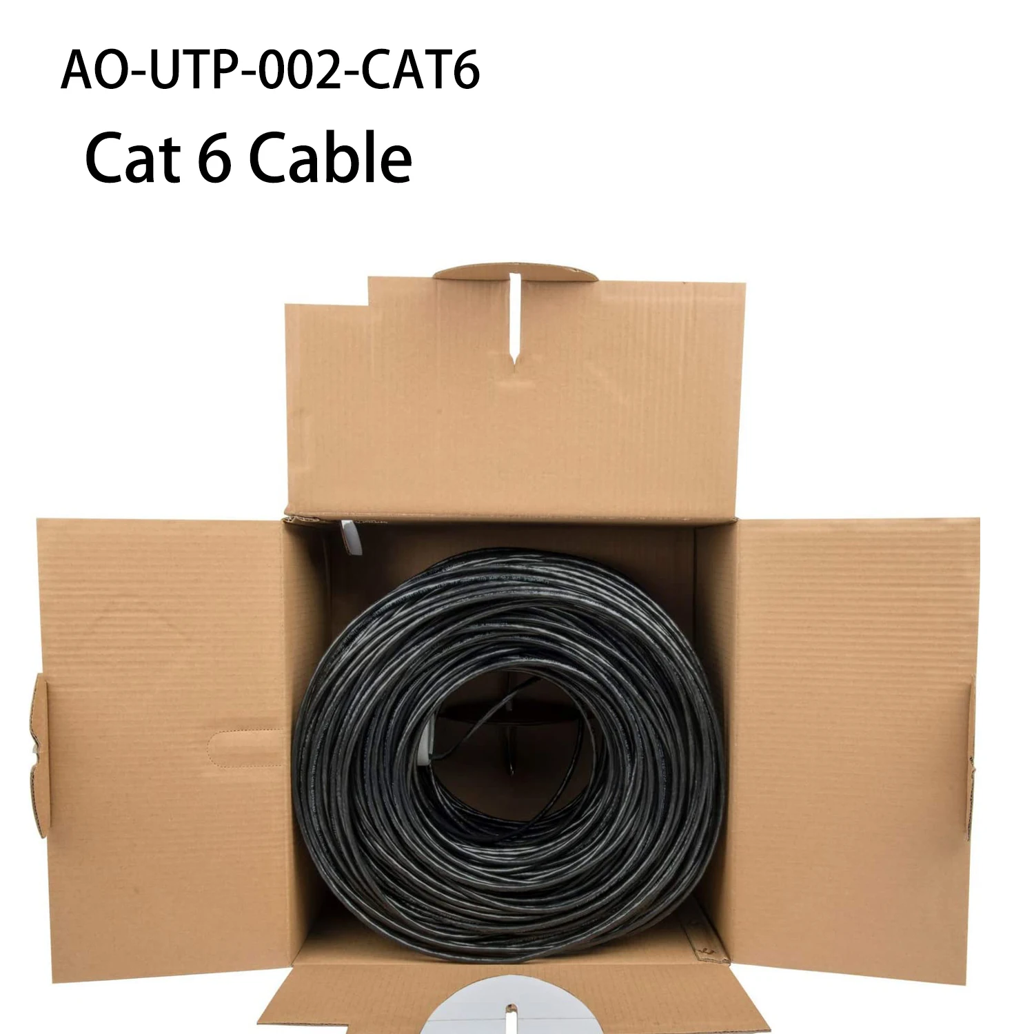 Cat6 Riser (CMR) 4 Pair Solid Bare Copper 550MHz PoE++ (4PPoE) ETL Listed Unshielded Twisted Pair (UTP) Bulk Ethernet Cable
