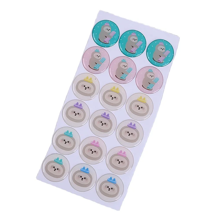 Новое поступление полимерная купольная Наклейка 3d наклейка аниме 3d поднятая силиконовая теплопередающая наклейка