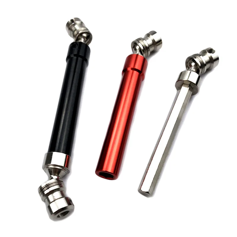 New 1/10 Remote control simulated climbing car upgraded accessories metal universal joint drive shaft SCX10 D90 Ghost
