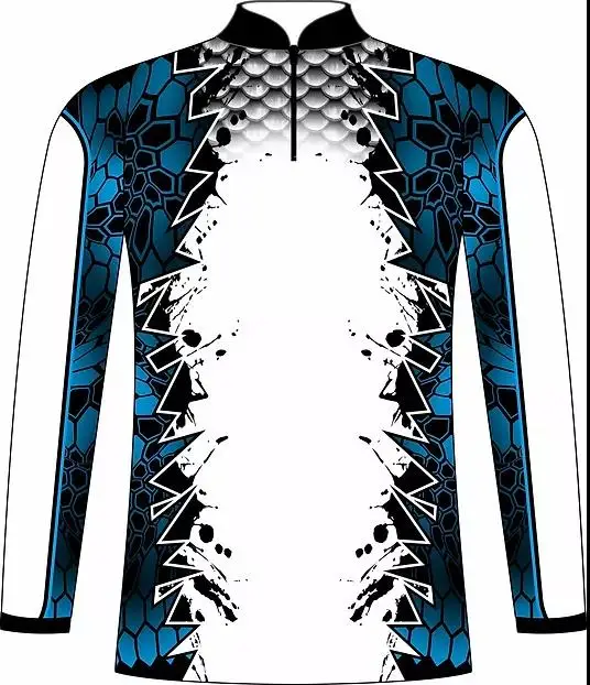 customize sailing gear quick dry tournament camo fishing shirts for men long sleeve uv Sun protection clothing