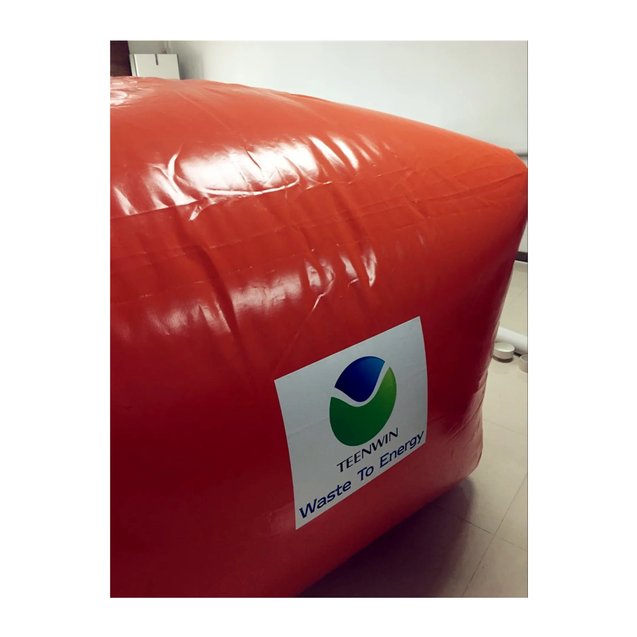 Soft biogas storage tank bag
