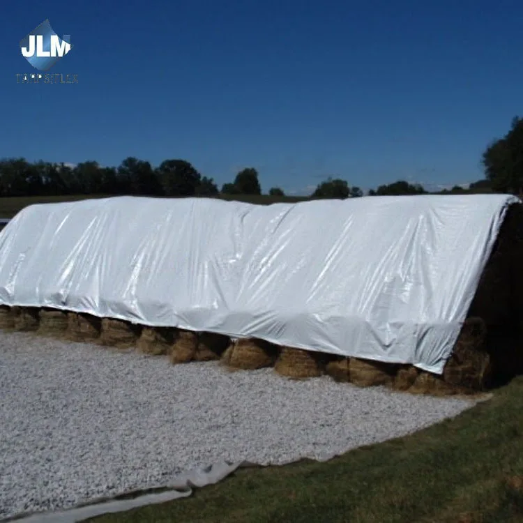 Stable Heavy Duty Coated white PVC COVERS Commercial Canvas Covers PVC Tarpaulins 560GSM Tarpaflex Barn cover