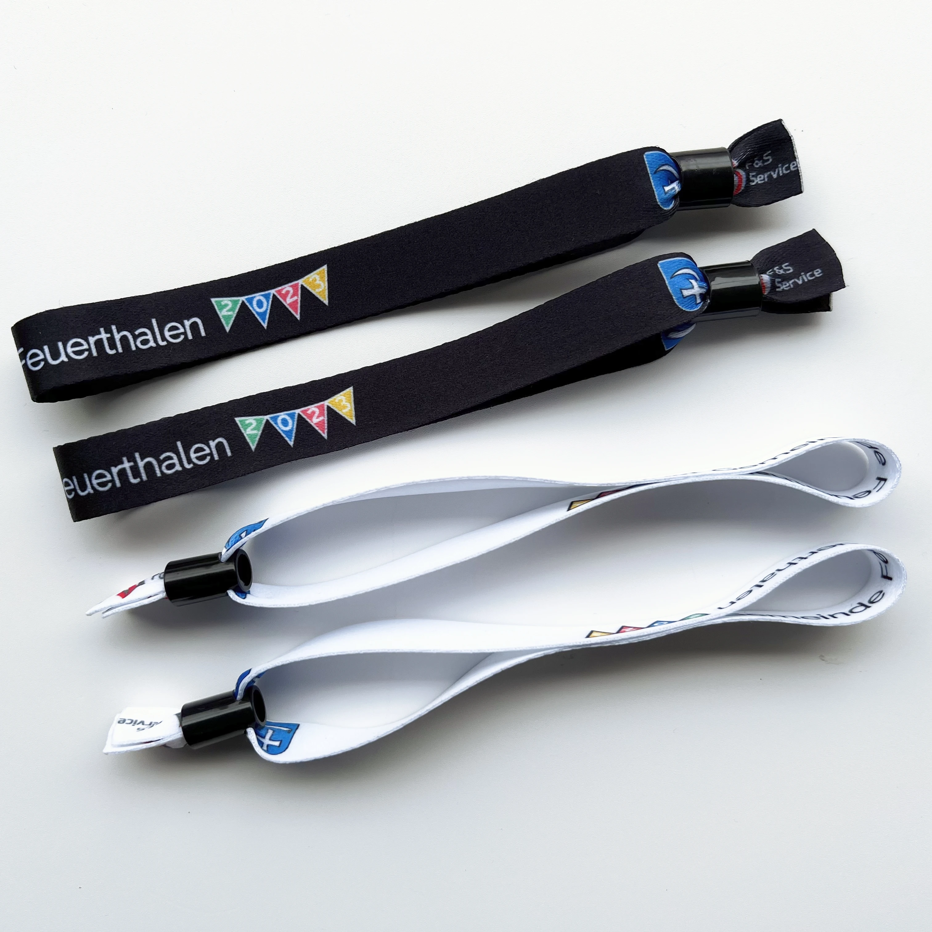 2024* Cheap Event Fabric Wristband with Lock