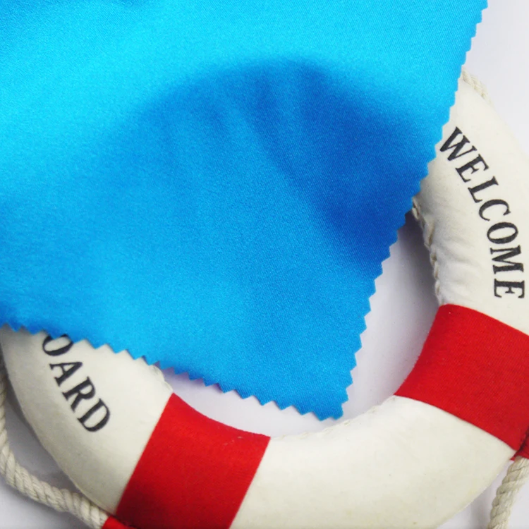 190gm shiny textile spandex nylon tricot fabric for autism sensory sock