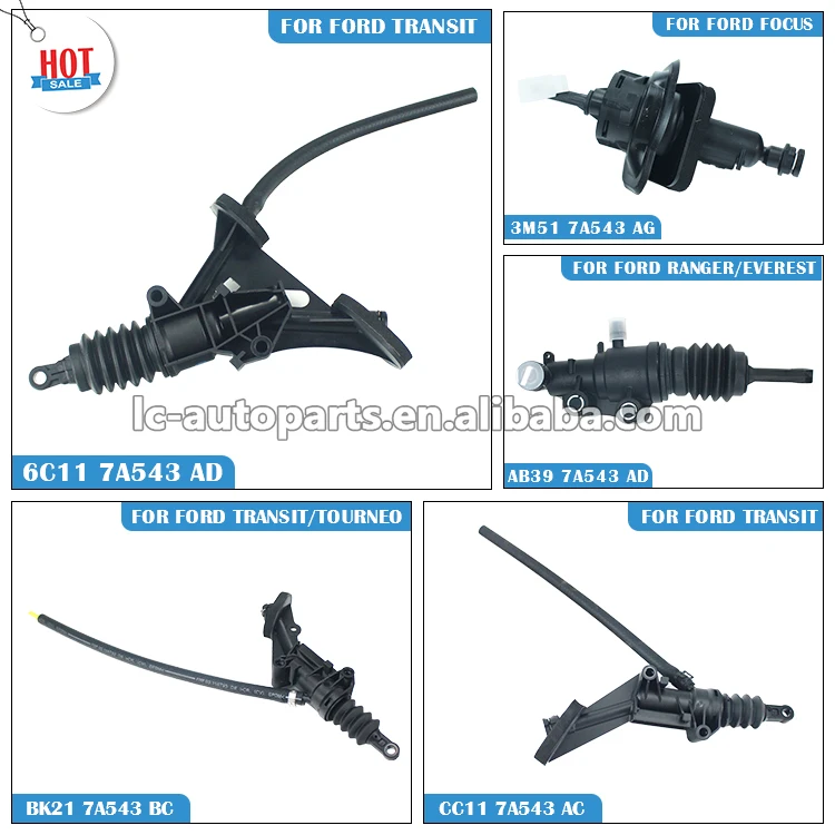 
LC Auto Parts Hydraulic Clutch Slave Cylinder Repair Kit Assembly For Ford Transit Ranger Everest Focus Fiesta Ecosport Mondeo 