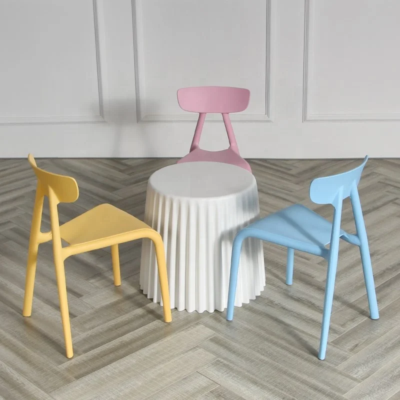 Morezhome unique stackable plastic modern kids chair