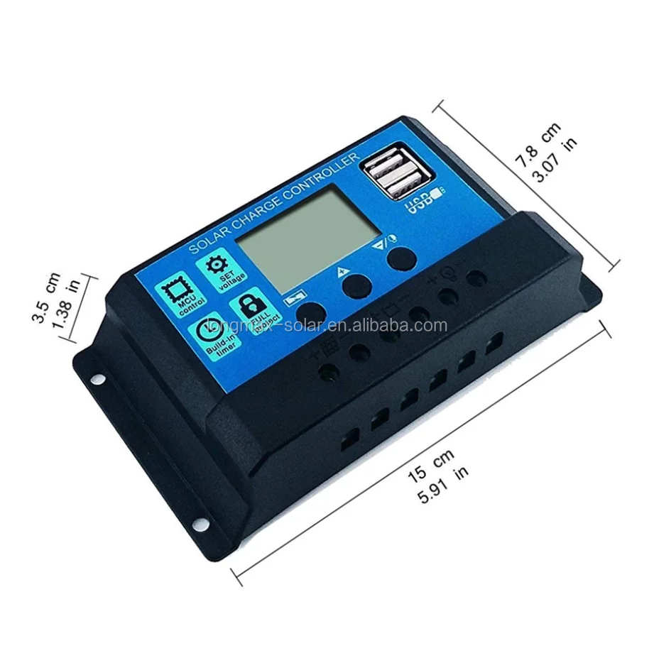 Most Popular Charge Controller Solar Pwm Solar Controller 10-30a China Solar Charge Controller
