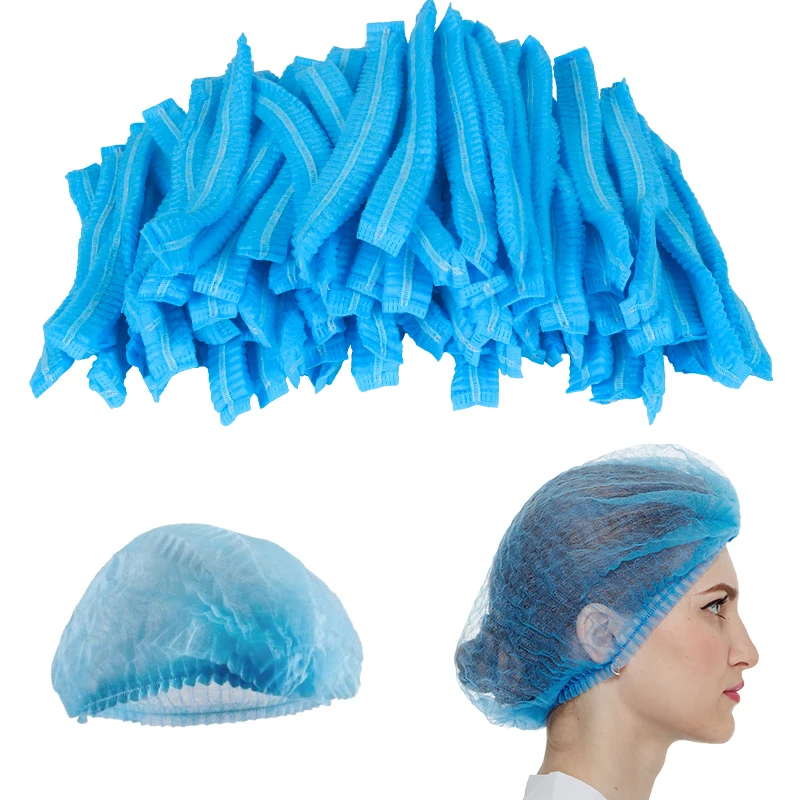 High Quality Non-Woven Disposable Clip Mob Cap Made from Durable PP Material