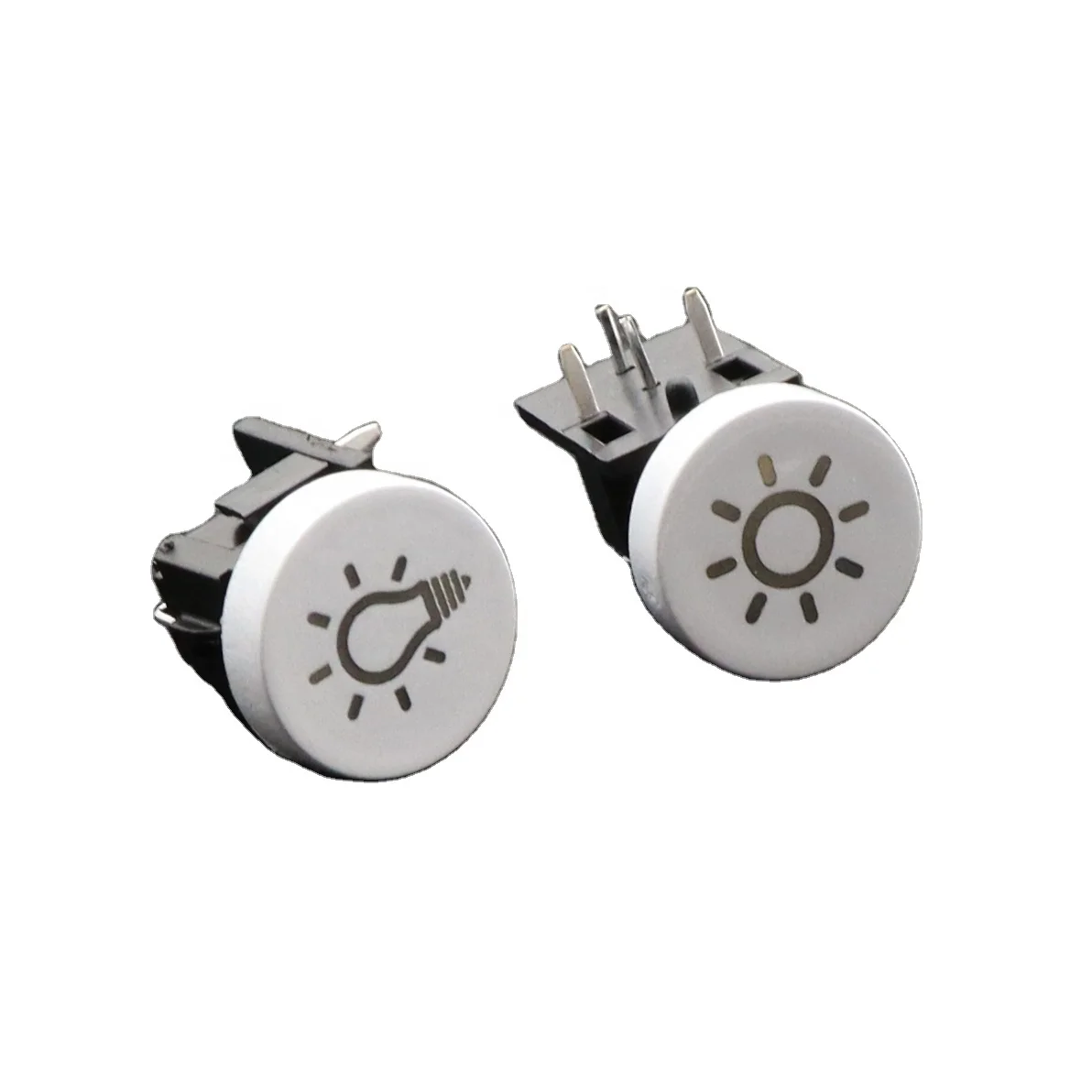 Illuminated Tact Switch LED Lights Color Buttons Color Mounting Frames  as Jumper Lead