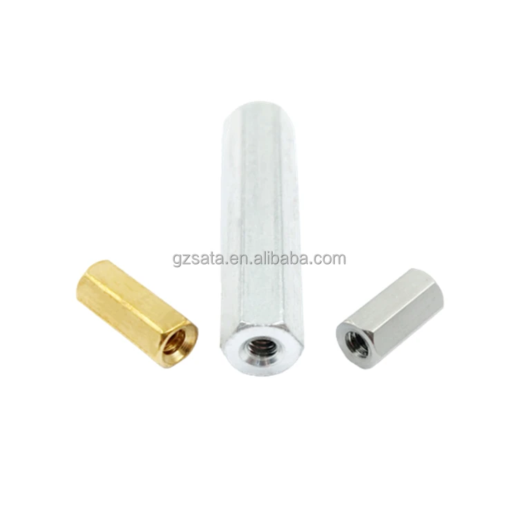 Partially Threaded Hex Female-Female Standoff Spacers for PC PCB Circuit Board Connect M2.5 M3 M4 M5 M6 M8 4# 6# 8# 10#