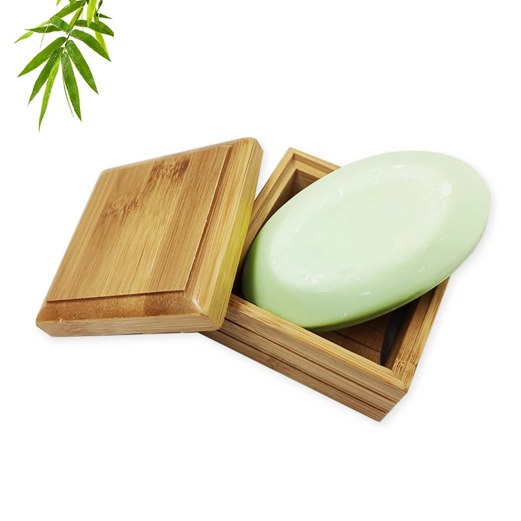 China Supplier Cheap Wholesale Custom Logo Bath Decor Wooden Bamboo Soap Case