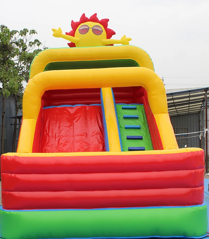 Factory Custom Kid Party Game Hot Sale inflatable water slides backyard inflatables castle bouncy jumping bouncer with pool