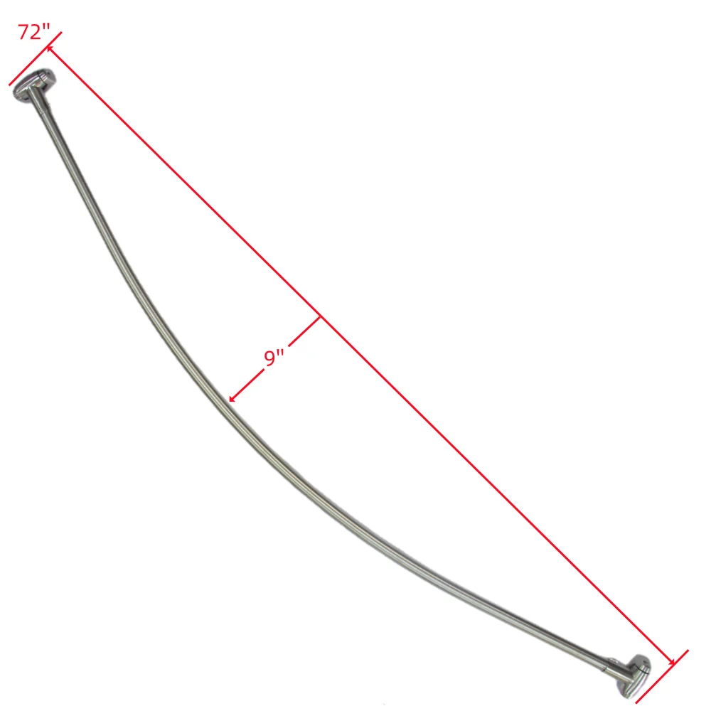 Wholesale 72 Inches Metal Curtain Rods Simple Metal Curtain Spacers Spa Rod Pole And Rod