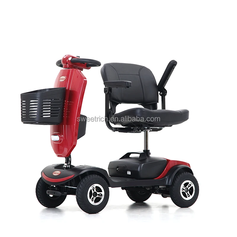 lithium battery powered 4 wheels electric scooter for adults electric tricycle mobility scooter for handicapped