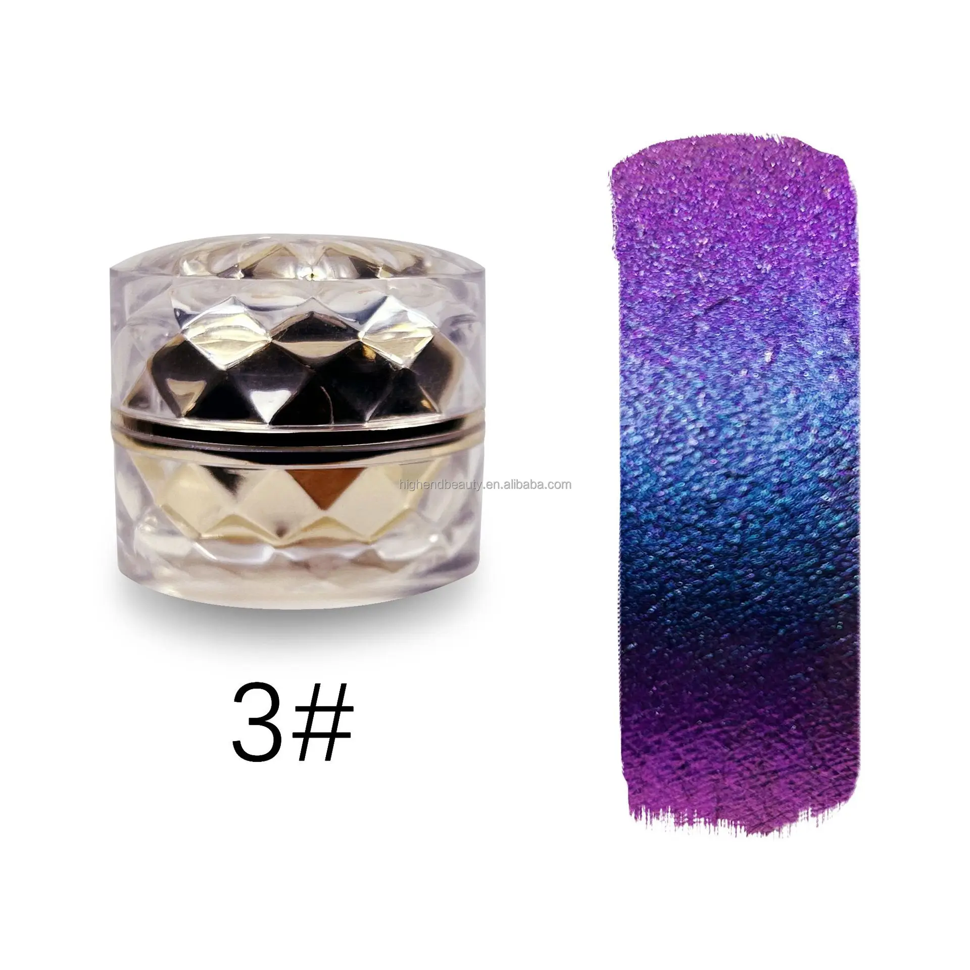 Eye Shadow Multi-chrome Neon Chrome Chameleon Liquid Eyeshadow Chrome Pigment Satin Waterproof Cream Make up Eye Shadow Palette