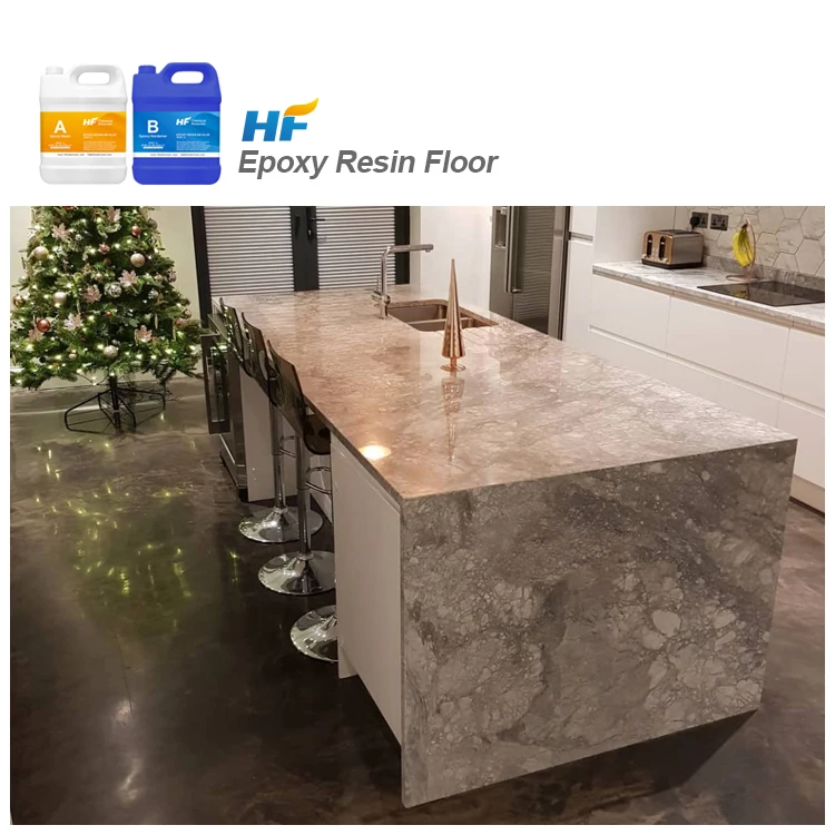 
HengFeng No Bpa No Voc 3d Metallic Resistant Epoxy Floor Coating 