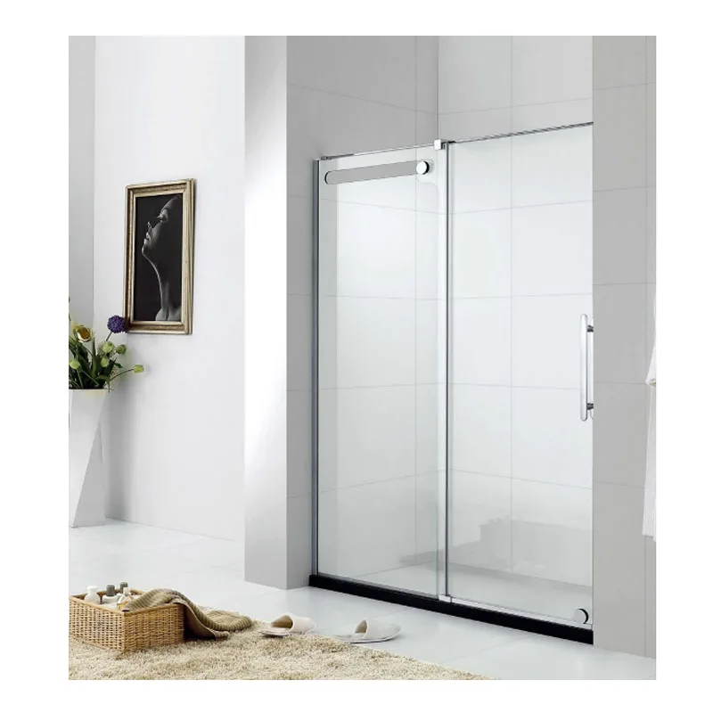 Wish 8mm Bathroom shower enclosure tempered glass door Aluminum edge shower glass door