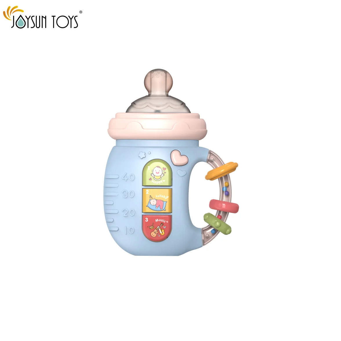 Light Up Music Baby Toys for  0 Months Early Learning Educational  Keyboard Infant Toys Puzzle multi-functional Baby Bottle