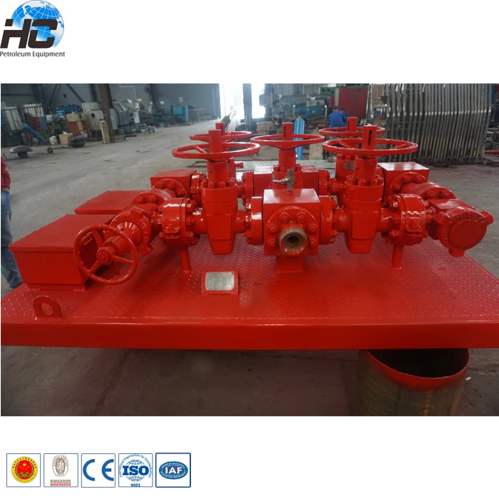 Wellhead equipment choke natural gas manifolds 3 1/16 5000psi for oilfield drilling