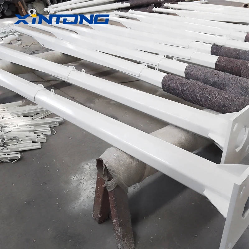 XINTONG Outdoor Solar LED Galvanized  Conical  Octagonal Street Light Pole