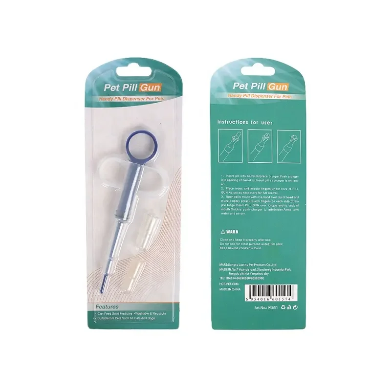 Factory Wholesale Syringe Type Pet Medicine Feeder Cat Pill Shooter Dog Pet Pill Gun