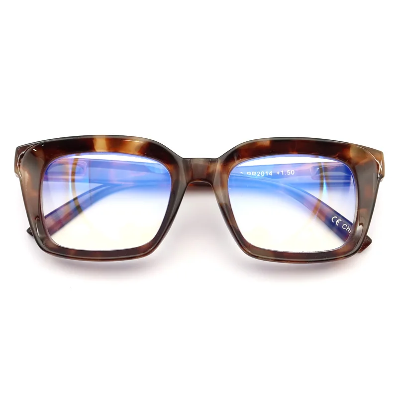 Custom Logo Cheap Diamond Cut Frames Anti Bluelight Blue Light Blocking Lunettes De Lecture Computer Reading Glasses With Case