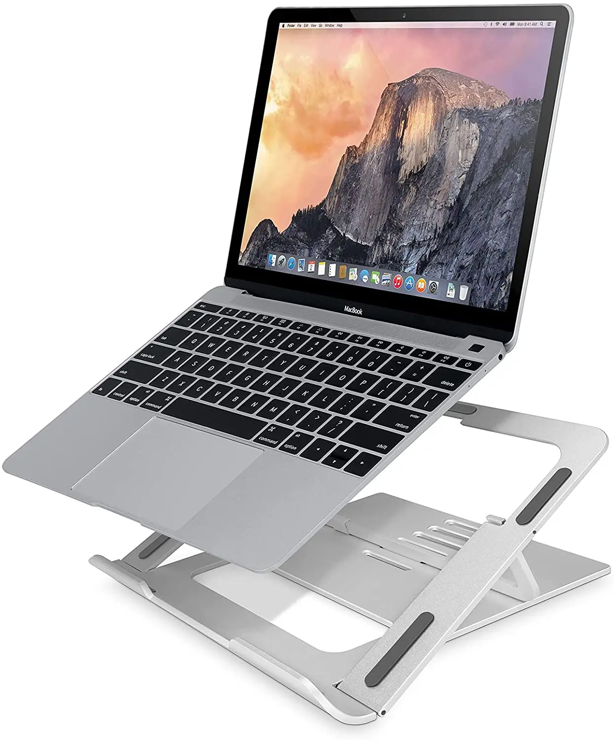 2021 портативная складная подставка для ноутбука из алюминиевого сплава, эргономичная складная подставка для ноутбука с регулируемой высотой для Macbook
