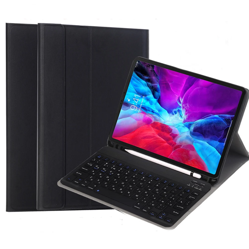 For iPad 12.9 2020 2018 Keyboard Case tablet for 12 inch ipad with case and keyboard