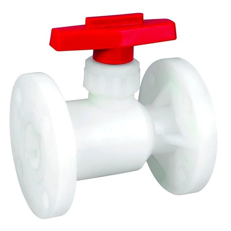 pvc flange ball valve for different size from china