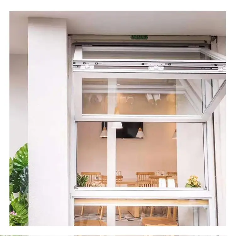 CLAERVIEW High Quality Electric Vertical Lift And Up Folding Window