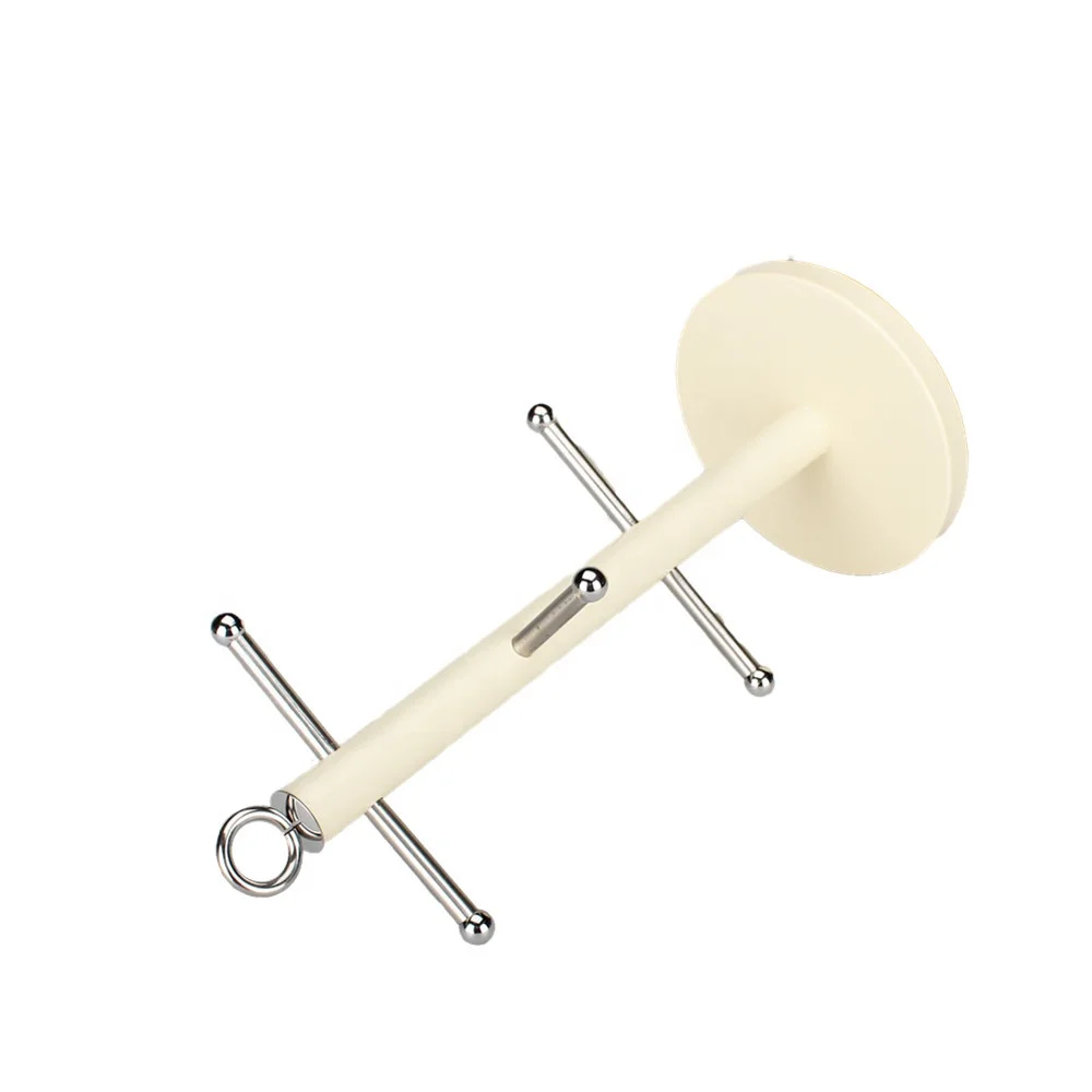 Kitchen Towel Paper Roll Pole Holder Free Standing Bath Rack (Cream, Mug Tree), Stainless Steel 6 Cup Mug Tree Stand