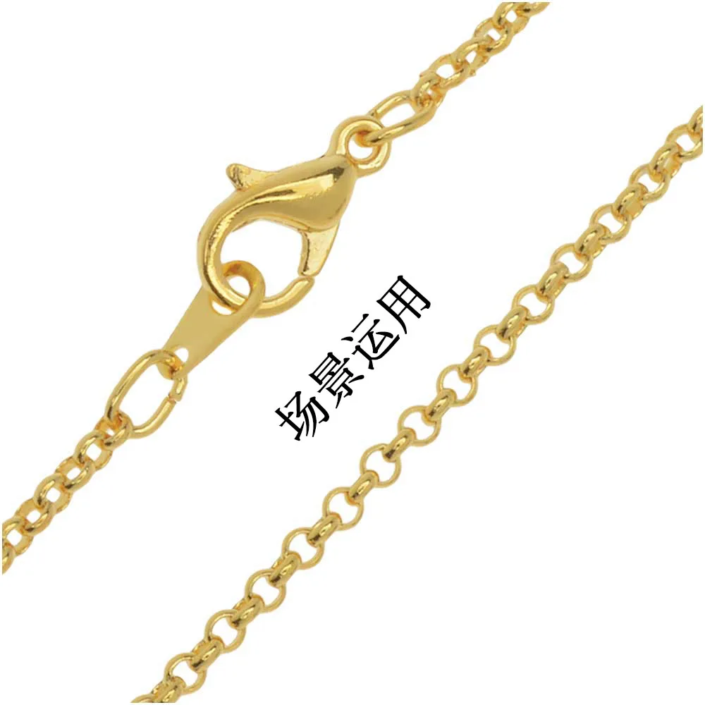 Застежка-карабин H65 латунь 10 мм; 15 мм Женское Ожерелье аксессуары