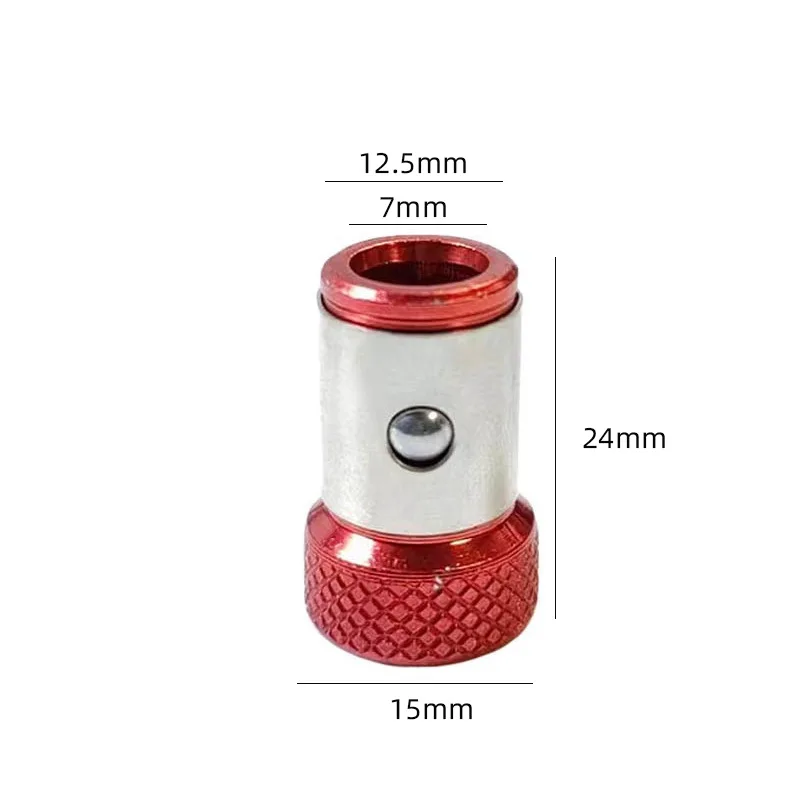 PEX 5PCS Magnetic Bit Holder Alloy Electric Magnetic Ring Screwdriver Bit