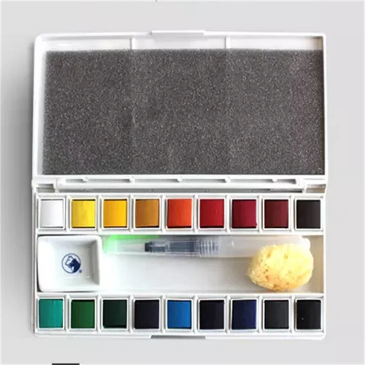 Maries Solid watercolor set 36colors water color paint set with bright color for children and artist