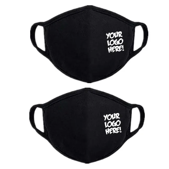 
Bulk Sale Adult Unisex Adjustable Washable Reusable Printed Logo Sport Black Latex Custom Made Mask 